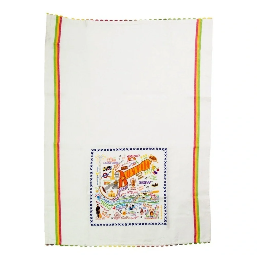 catstudio austin texas cotton kitchen towel